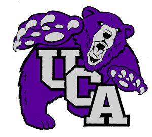 UCA Bears mascot logo.