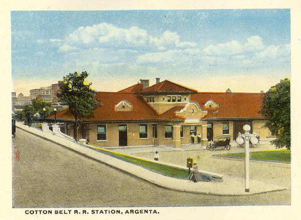 The Cotton Belt Station in Argenta.